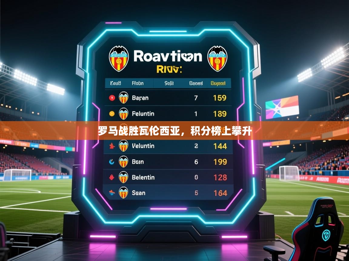 罗马战胜瓦伦西亚，积分榜上攀升